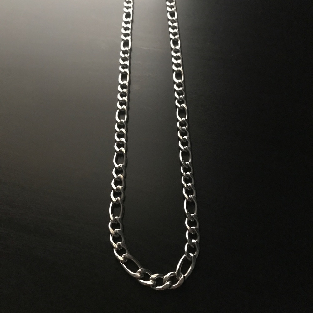 Silver 6mm Figaro Chain